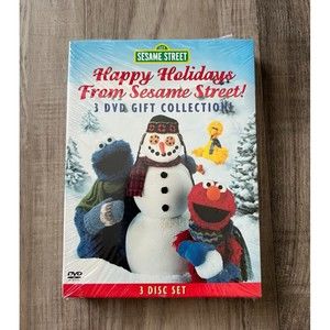 Happy Holidays From Sesame Street DVD 3 Disc Set Kids Family Movie NEW